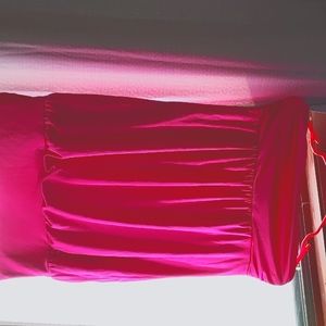 Pink Purple strapless dress